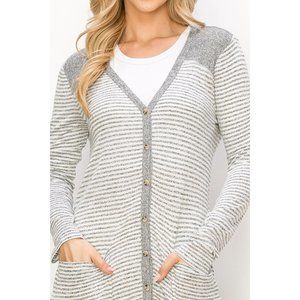 Casual Pocket Front Cardigan